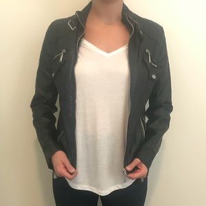 Faux Leather Jacket
